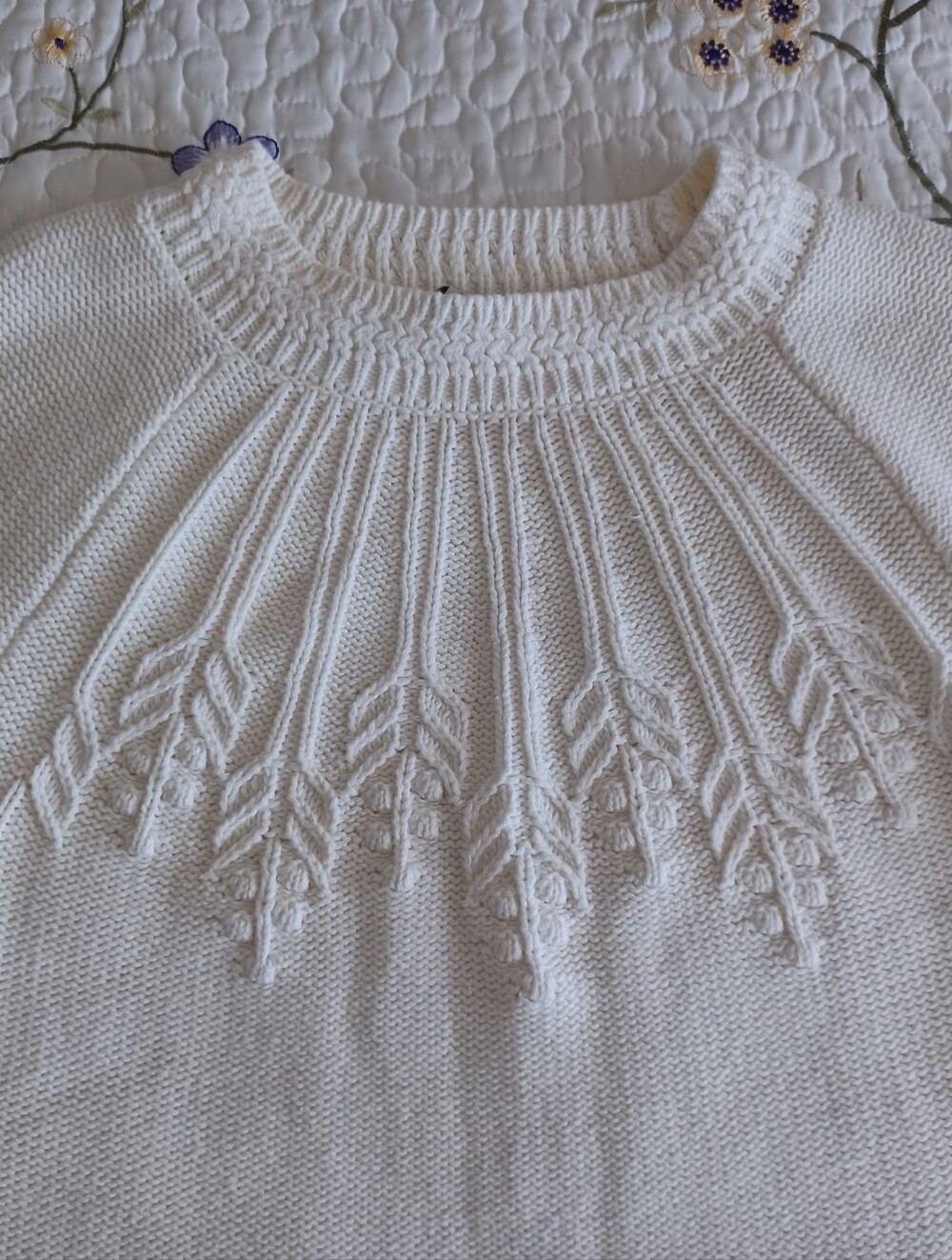 NWT Talbots Knit Yoke Crewneck Sweater Size L - Picture 7 of 15